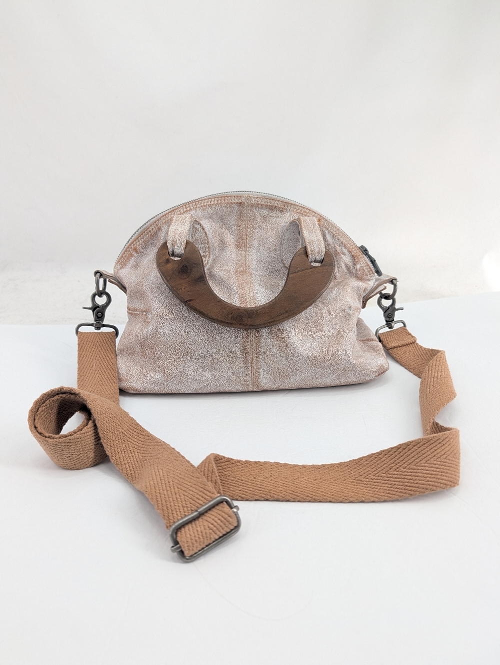 Free People We The Free Baby Willow Tote Bag *FLAWED* Festival Boho Cowgirl - Picture 2 of 16